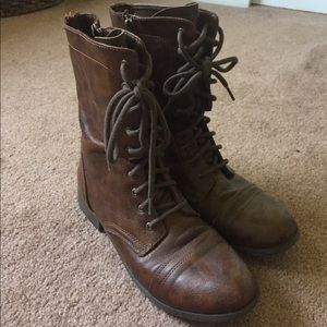 Target Brown Combat Boots