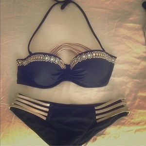 Sparkle Victoria Secret multi wear bikini