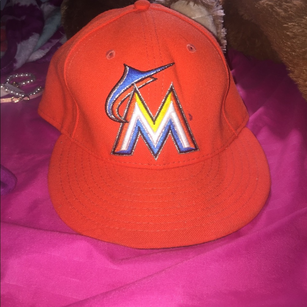 Marlins baseball hat