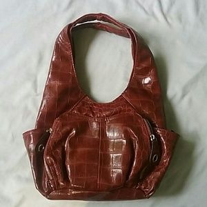 BUENO BURGUNDY PURSE