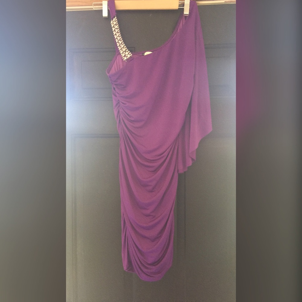 *Deb* Purple Mini Dress