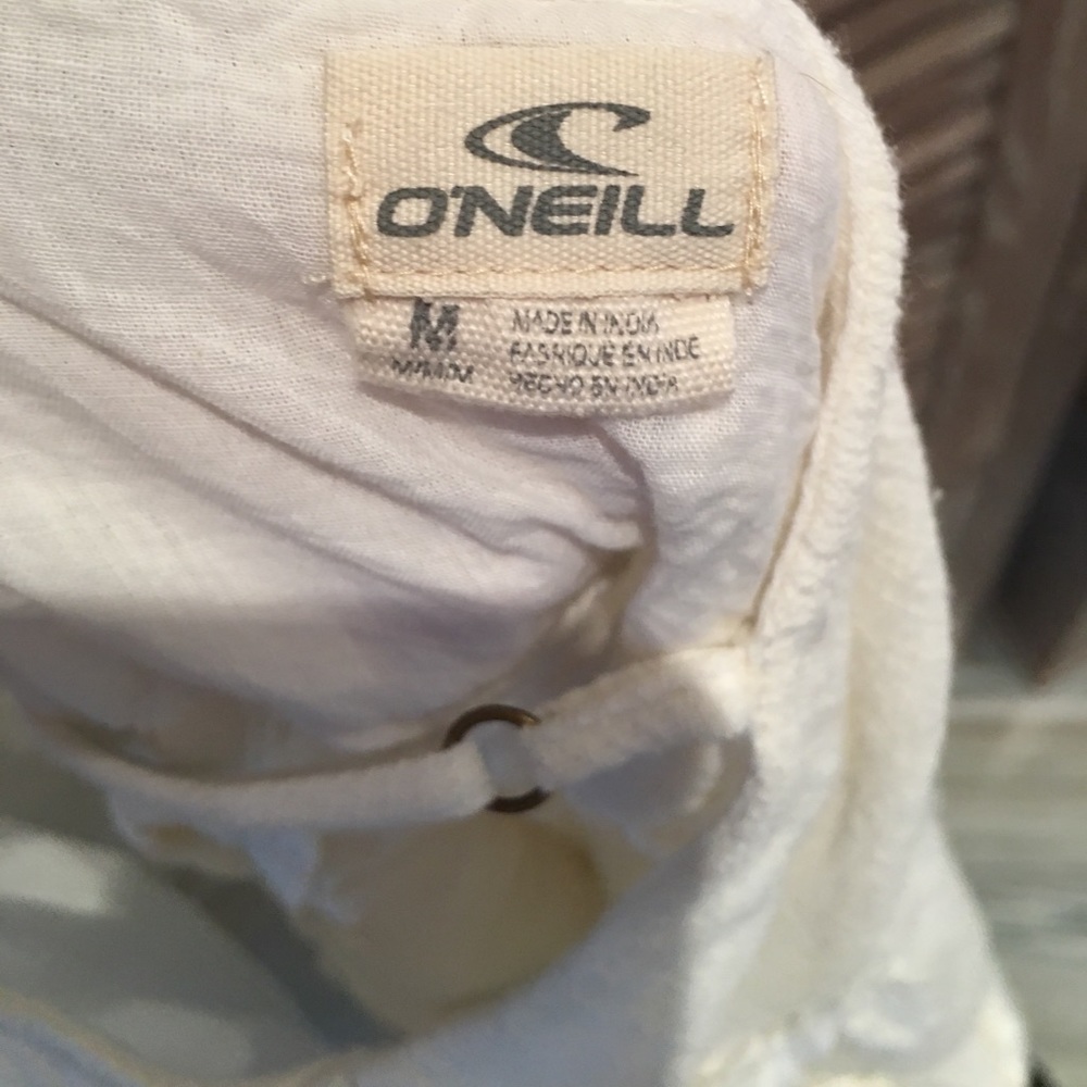 O'Neill Beachy Cream White Dress NWOT - Picture 4 of 4