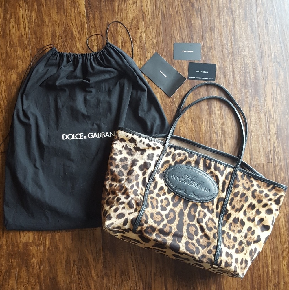 🔴sale🔴Dolce & Gabbana Leopard Tote