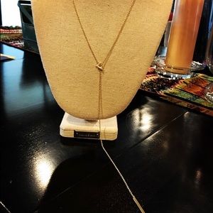 Stella & Dot Triangle Lariat Necklace