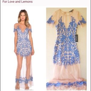 For Love & Lemons luau maxi dress