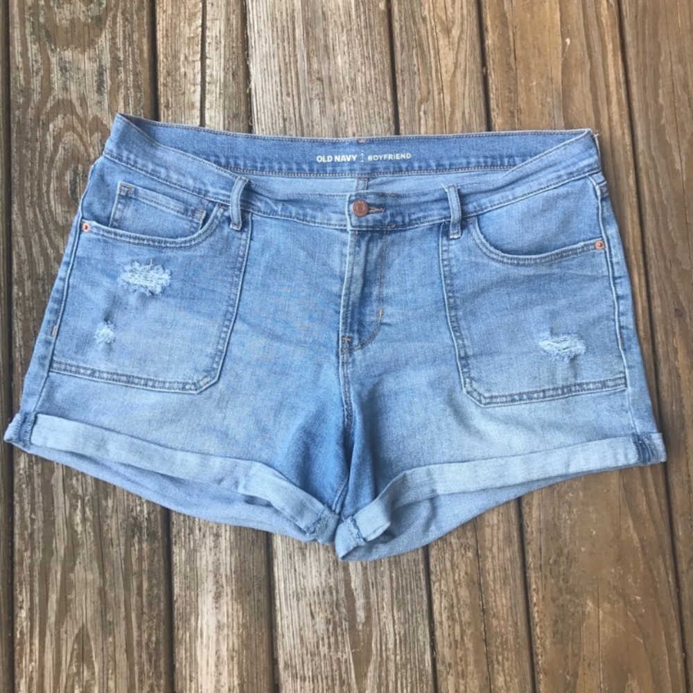 Denim Boyfriend Shorts