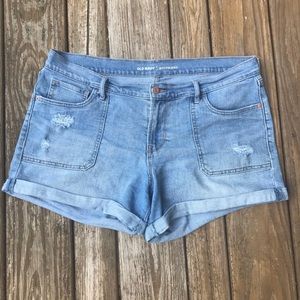Denim Boyfriend Shorts