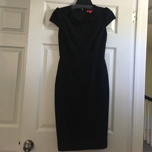 Betsey Johnson Black Dress with Collar
