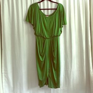 Green vintage dress
