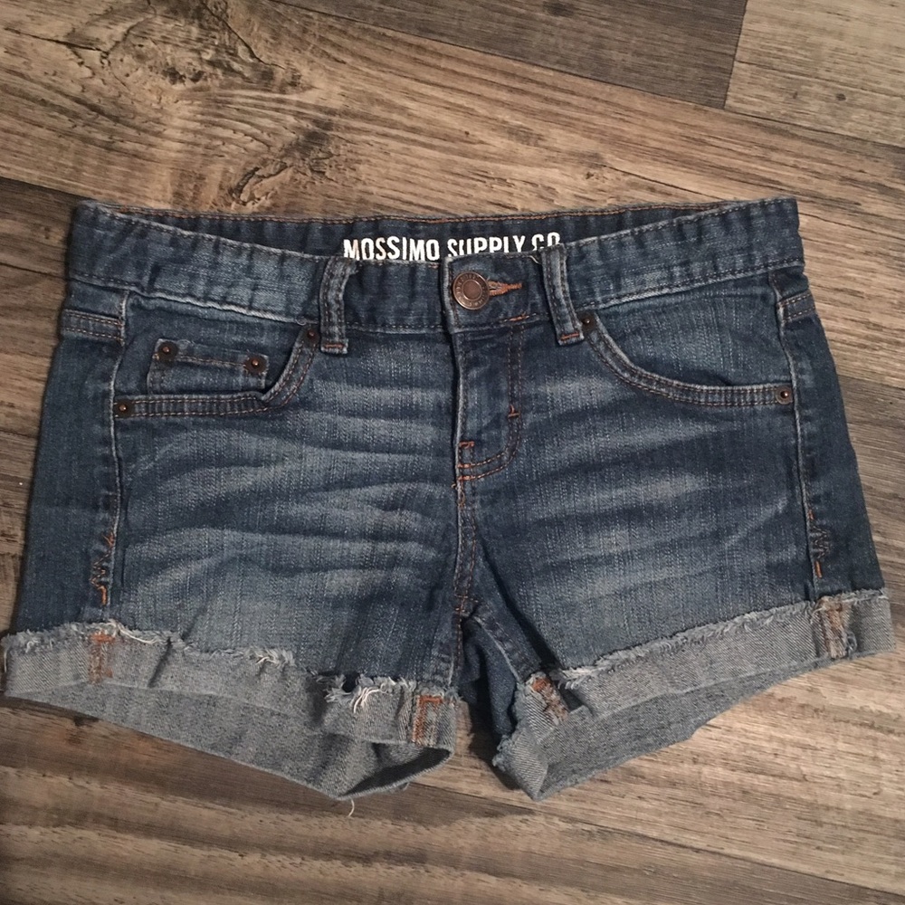 Denim shorts