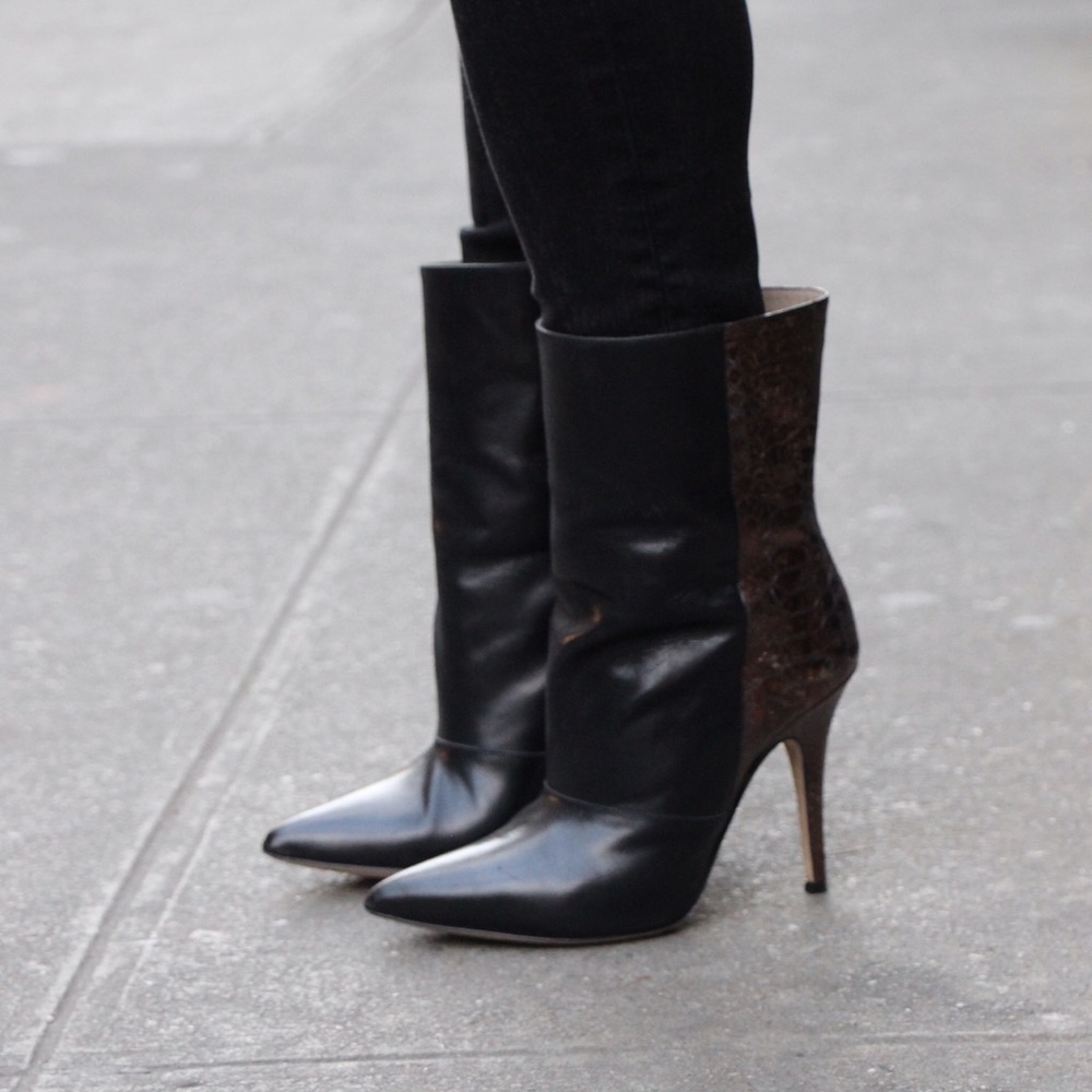Emerson Fry calf height booties