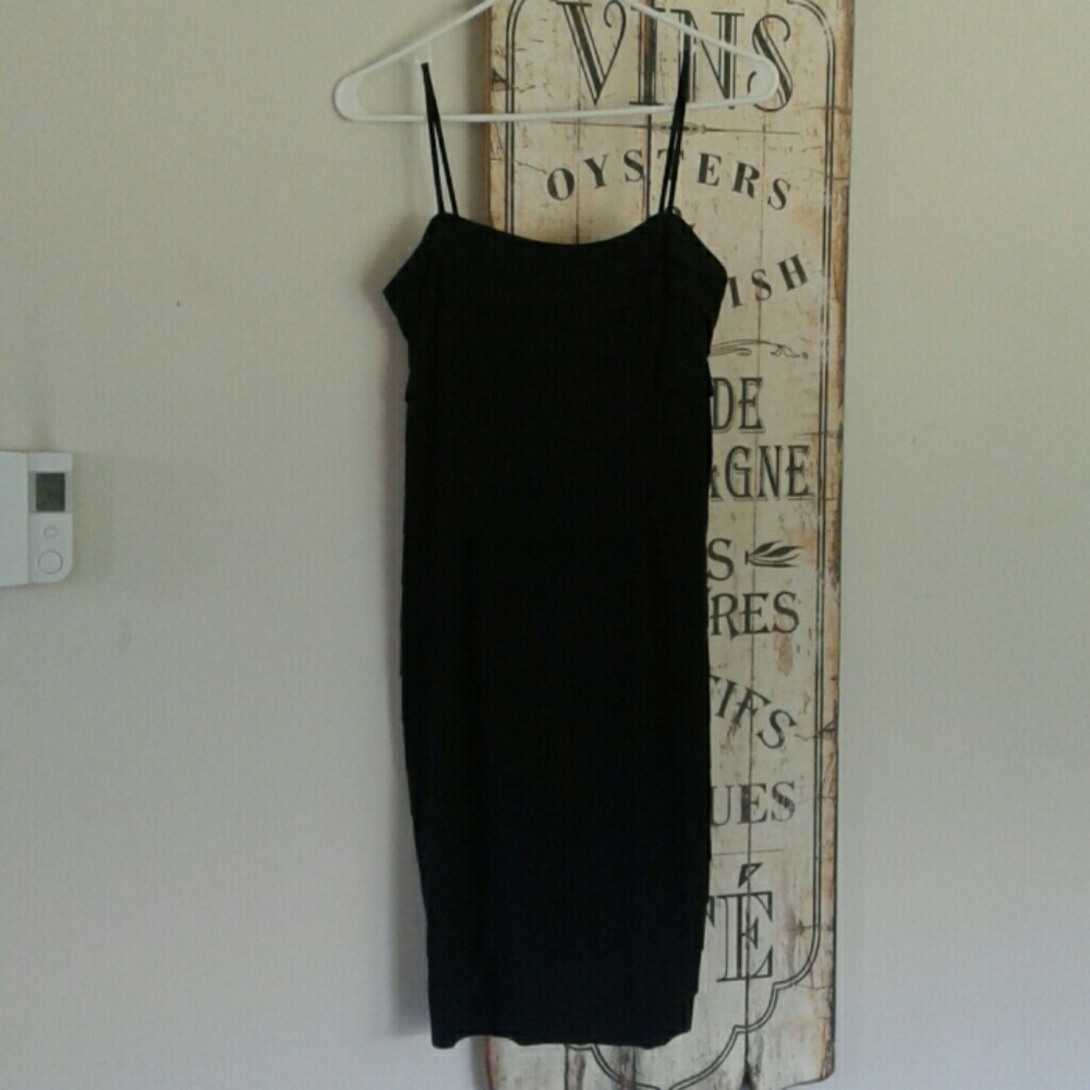 Black cocktail dress