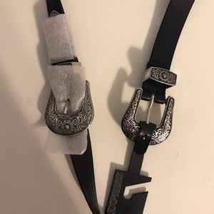 Double Buckle Western Belt (BRAND NEW)
