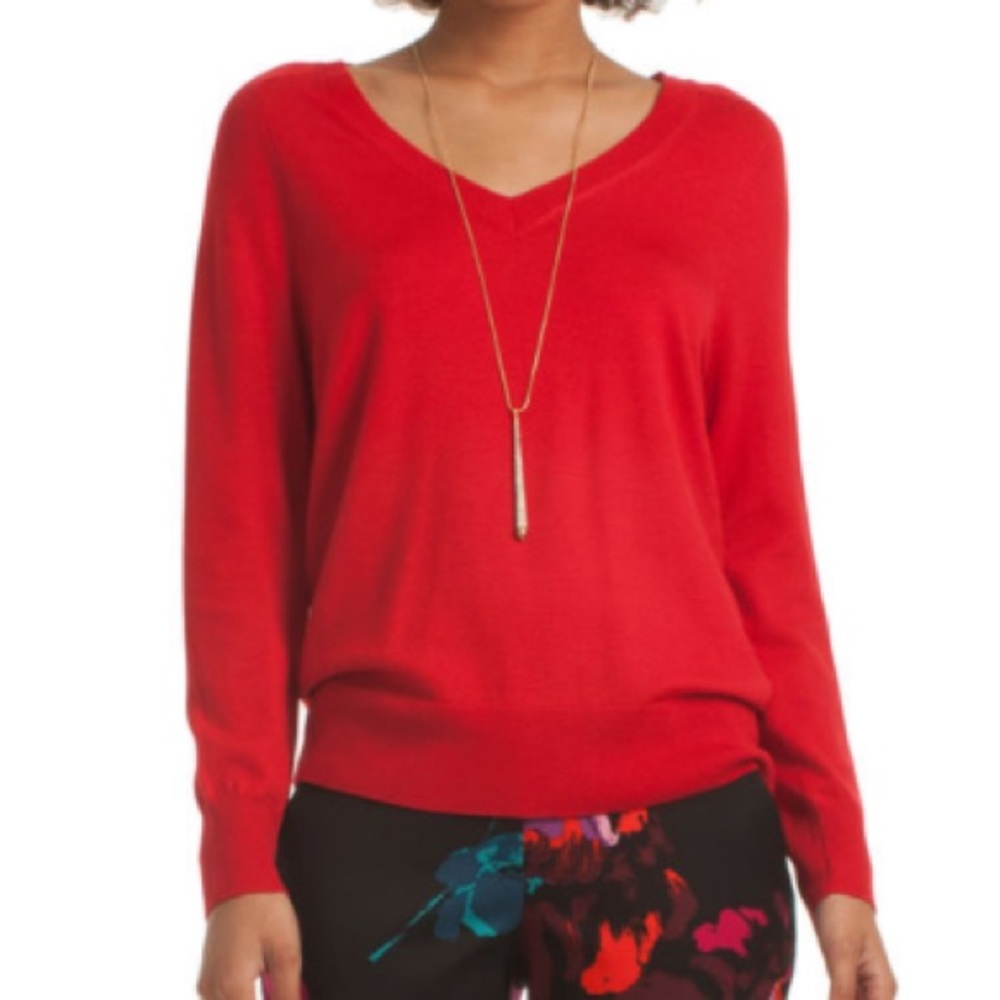 Trina Turk Evangeline Vneck Sweater