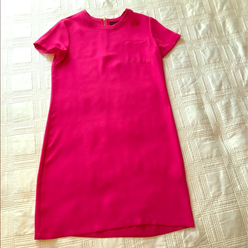 Pink & Navy Shift Dresses (2)