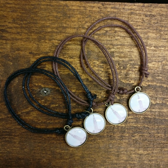 Cleveland Terminal Tower Adjustable Bracelet Brown - Picture 3 of 3