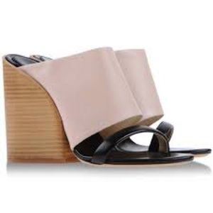 Chloe two toned Mules
