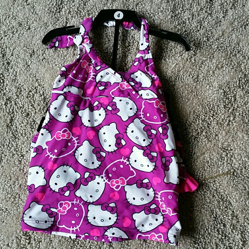 Hello Kitty Tankini Swimsuit Size 4 NWT