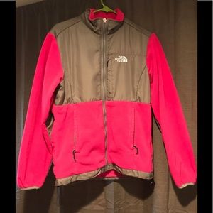 North face pink jacket