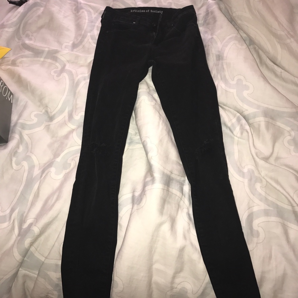 Articles of Society Size 26 Black Jeans