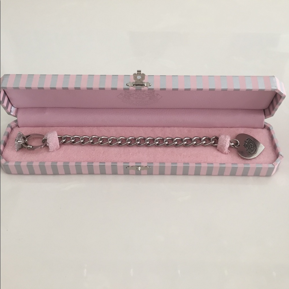 Juicy Couture Diamond ring clasp bracelet