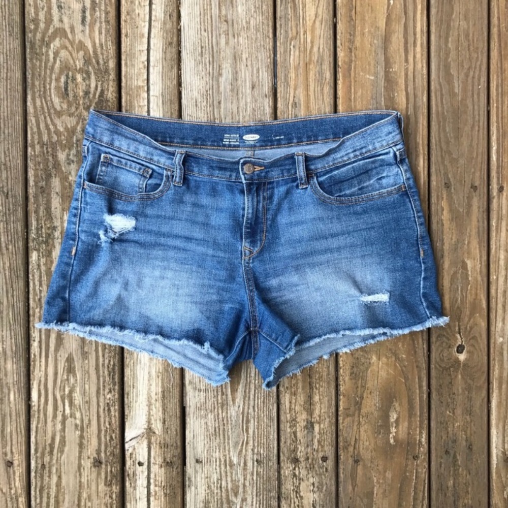 Cutoff Denim Shorts