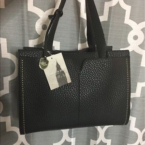 London Fog Faux Leather Abbey Tote Handbag