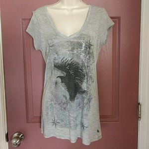 Rock & Republic V neck eagle tee shirt.