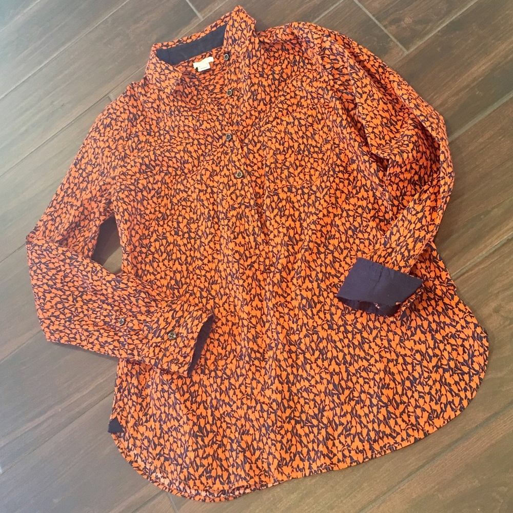 J. Crew Long Sleeve Cotton Shirt