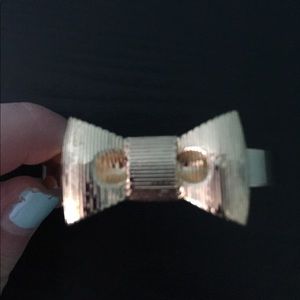 Gold Bow Bangle