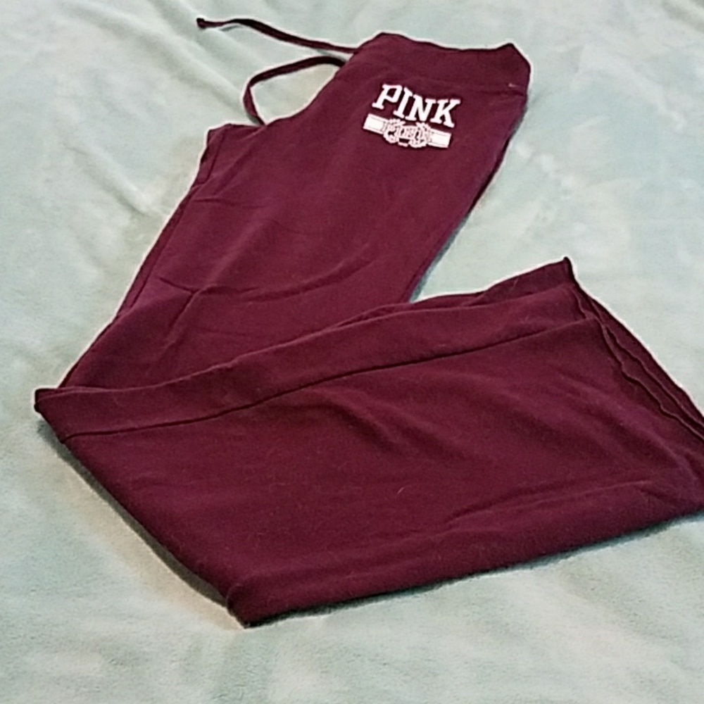 PINK lounge pants with drawstring