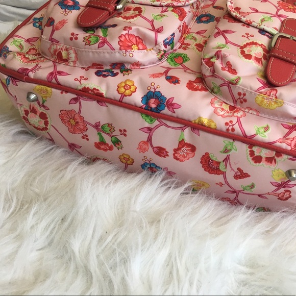 Oilily Light Rose Shoulder Tote - Picture 2 of 5