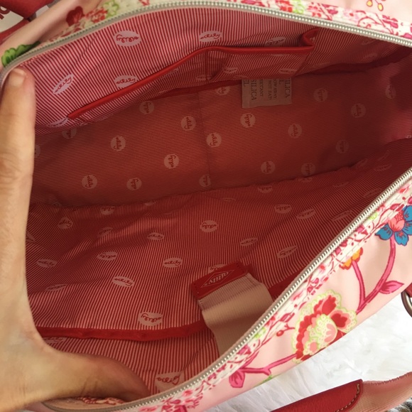 Oilily Light Rose Shoulder Tote - Picture 5 of 5