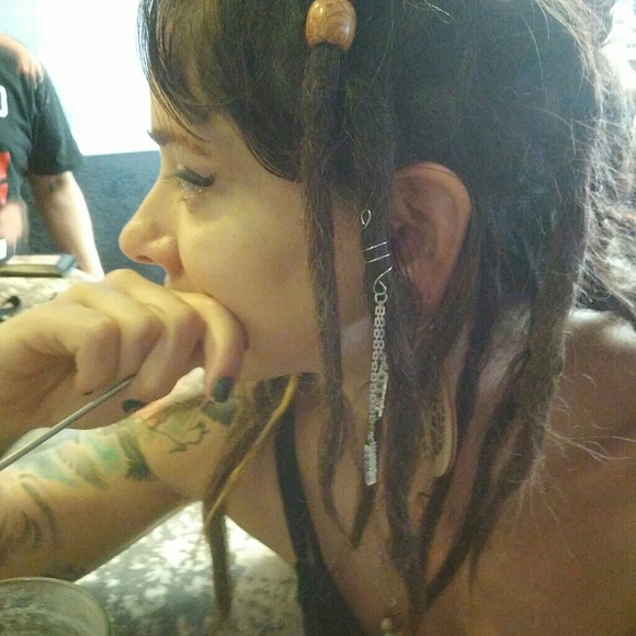 CUSTOM Crystal DREAD Cuff Bead - Picture 4 of 8