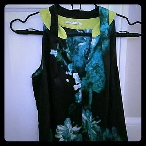 Sleeveless Tahari blouse