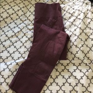 Maroon ebb to street leggings