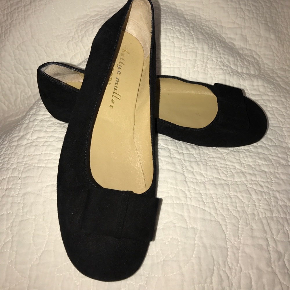{Bettye Muller} Suede Bow Flats