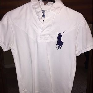 POLO Ralph Lauren white polo shirt