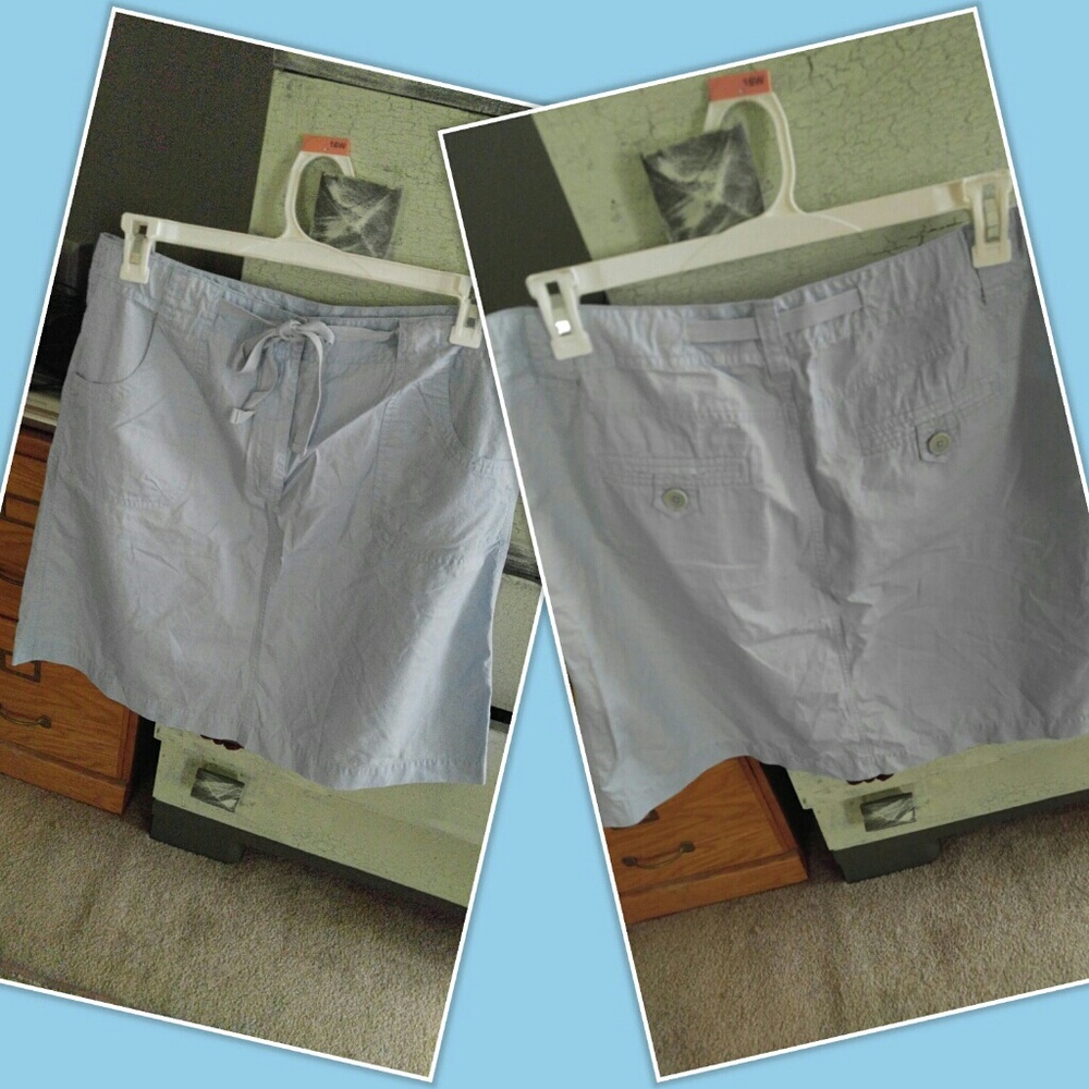 Summer lt blue skirt