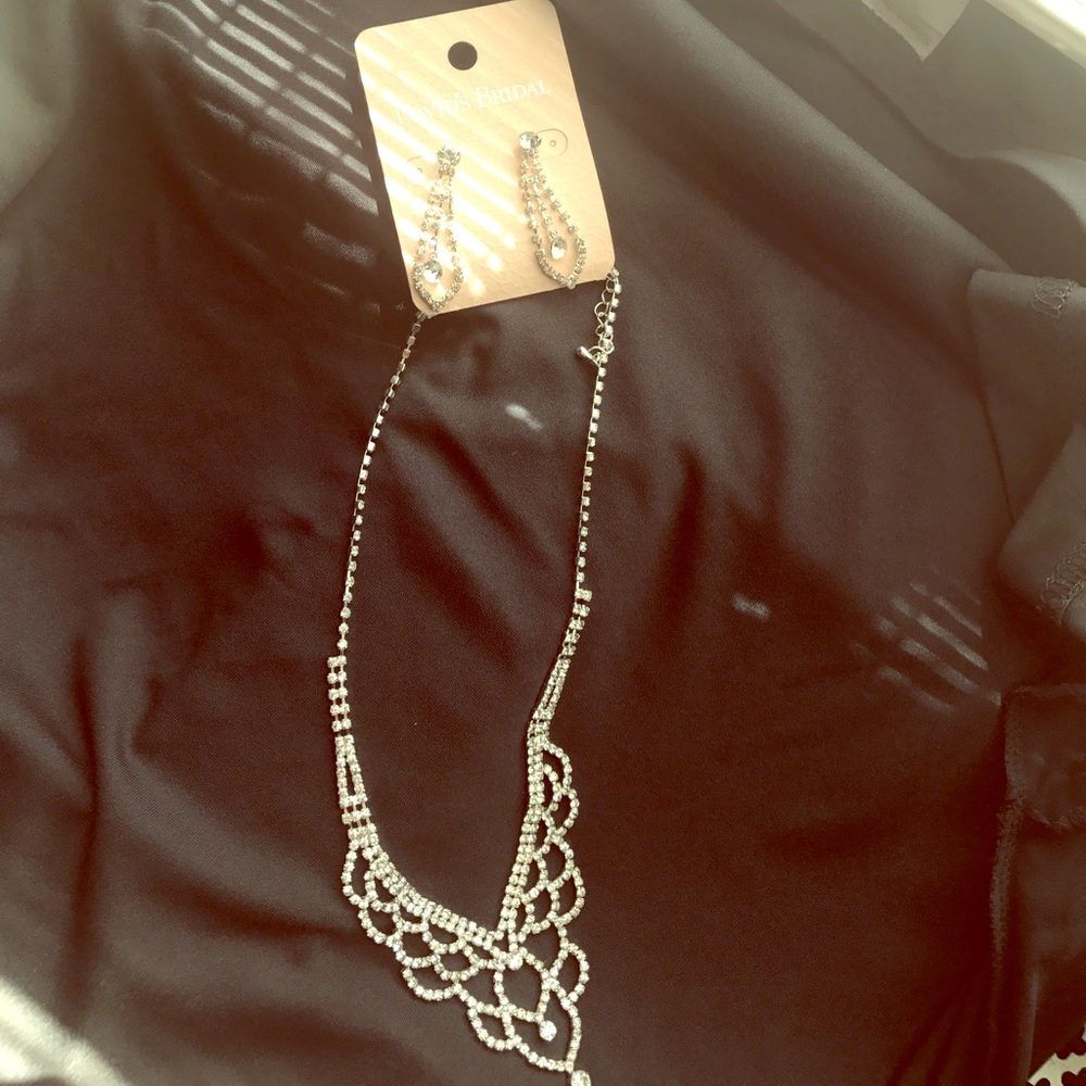 Davids bridal jewelry set