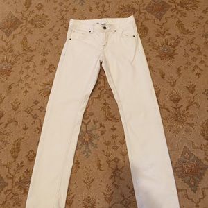 Athleta cream coloured jeans