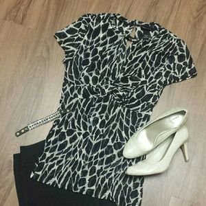 Victoria Secret Moda giraffe animal print sexy top