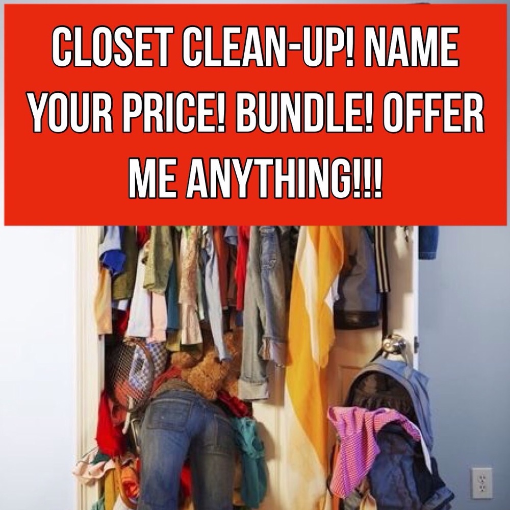 Closet sale!