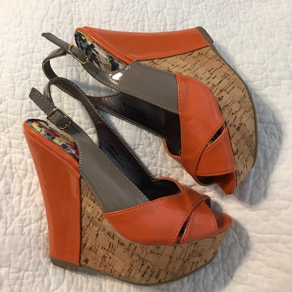 {Dollhouse} Smooch Cork Wedges