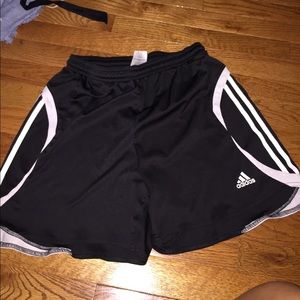 Adidas soccer shorts!