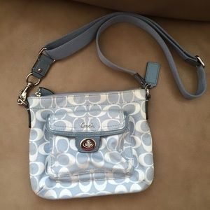 Coach Light Blue Crossbody Bag