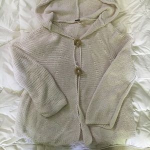 Cream knit cardigan