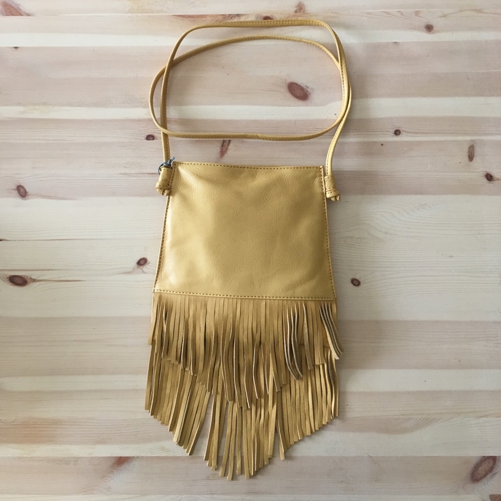 NWT Hobo Meadow Fringe Crossbody in Maize