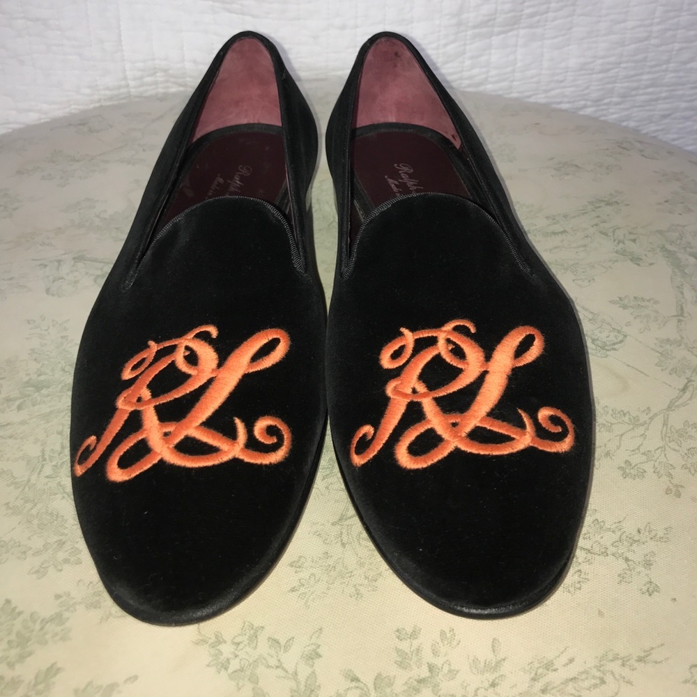 Ralph Lauren men's Collis Velvet slipper