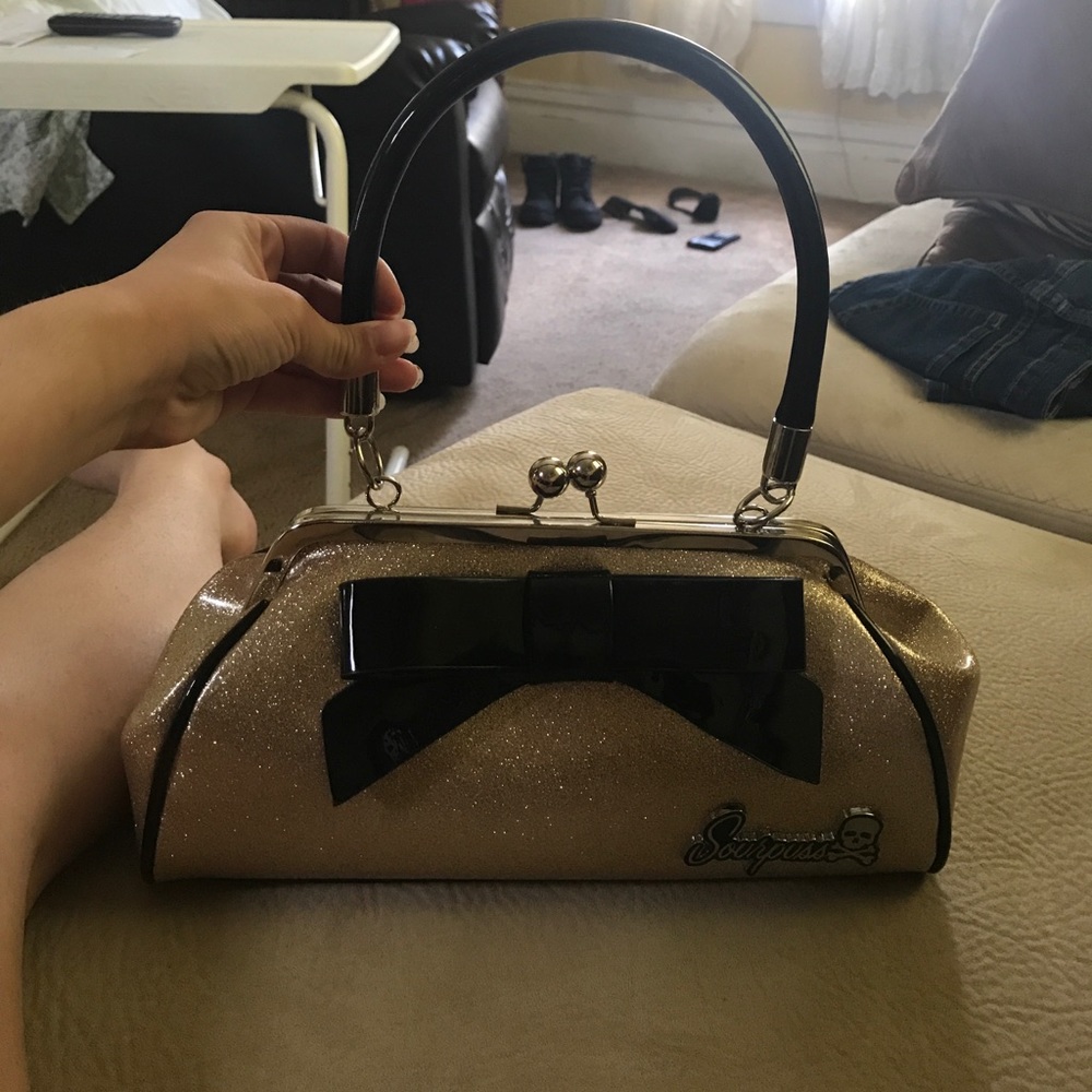 Rockabilly vintage retro style handbag